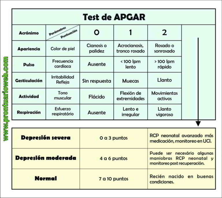 APGAR ⋆ PRONTUARIOWEB